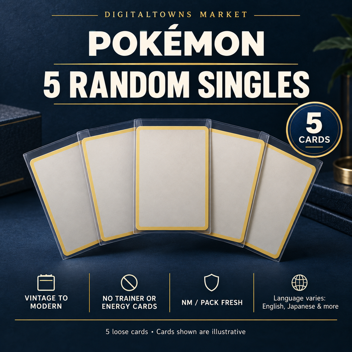 5 Pack Random Pokemon Singles