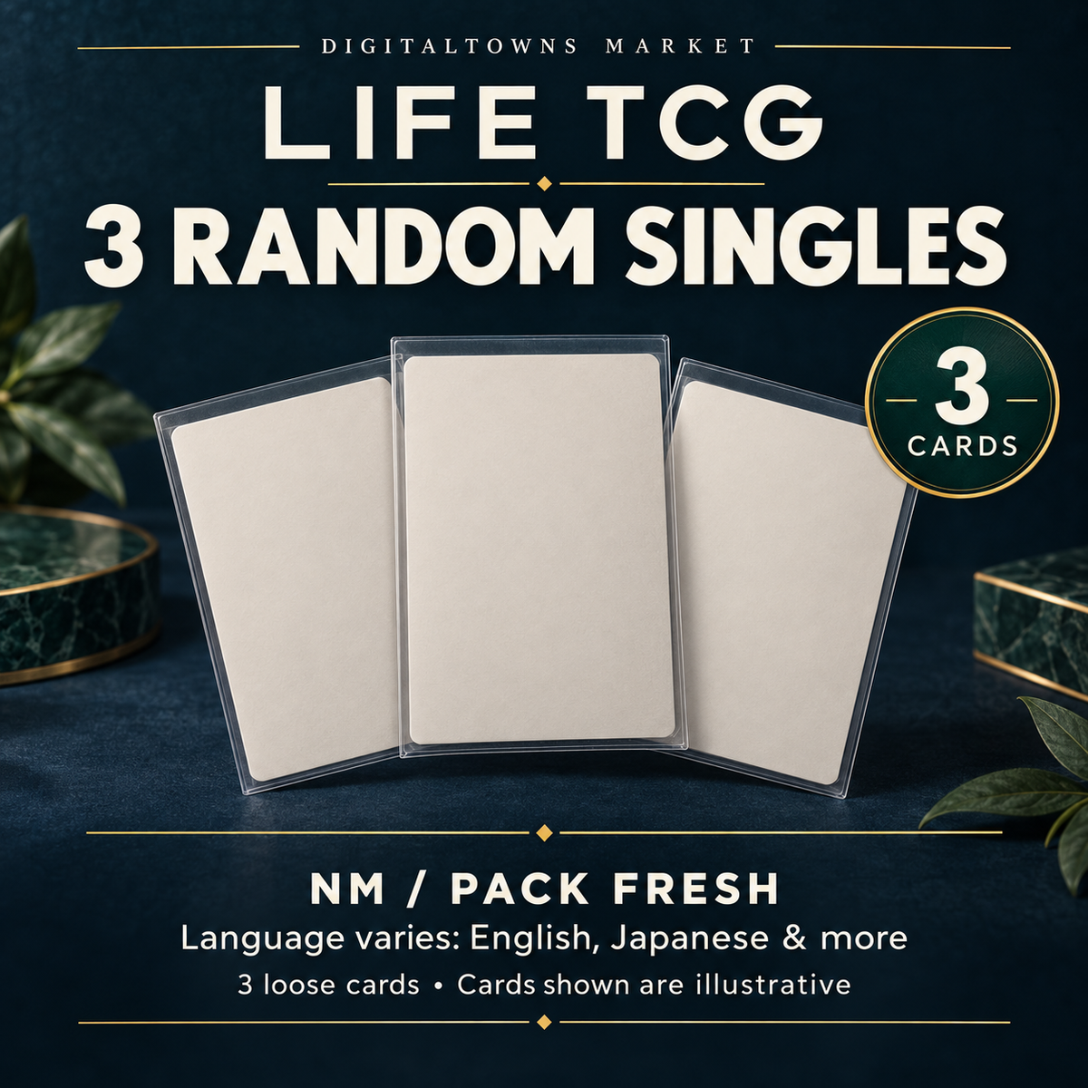(5 BONUS ENTRIES) Life TCG Random Singles — 3 Cards