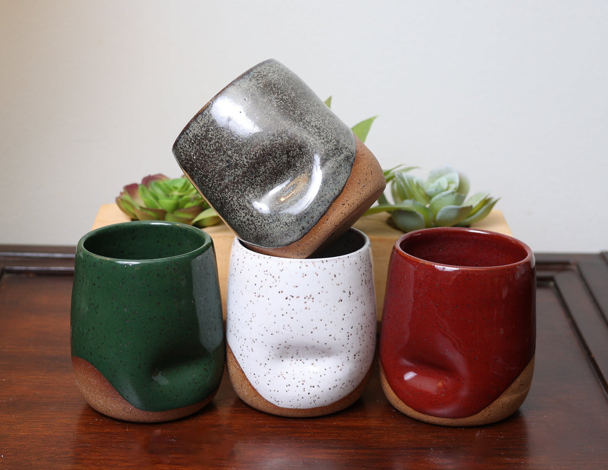 Thumbprint Tumblers- Set of 4- Made to order