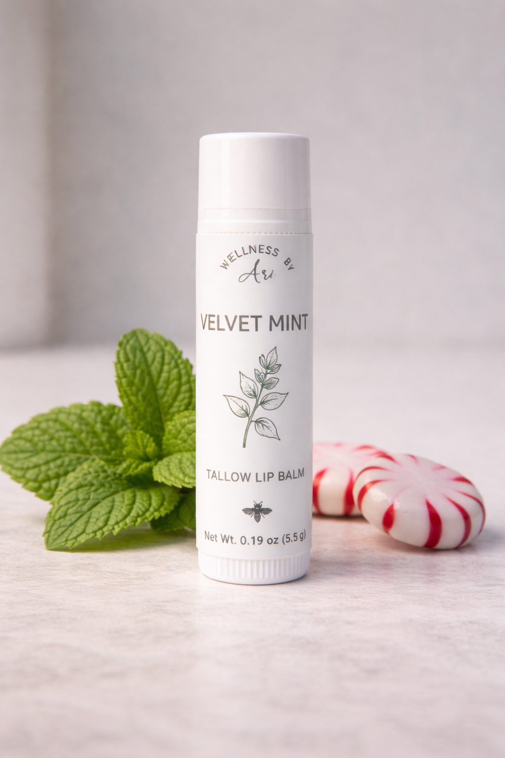 Tallow Lip Balm – Natural Beeswax Lip Balm for Dry Lips | Vanilla, Chocolate Peppermint, Unscented