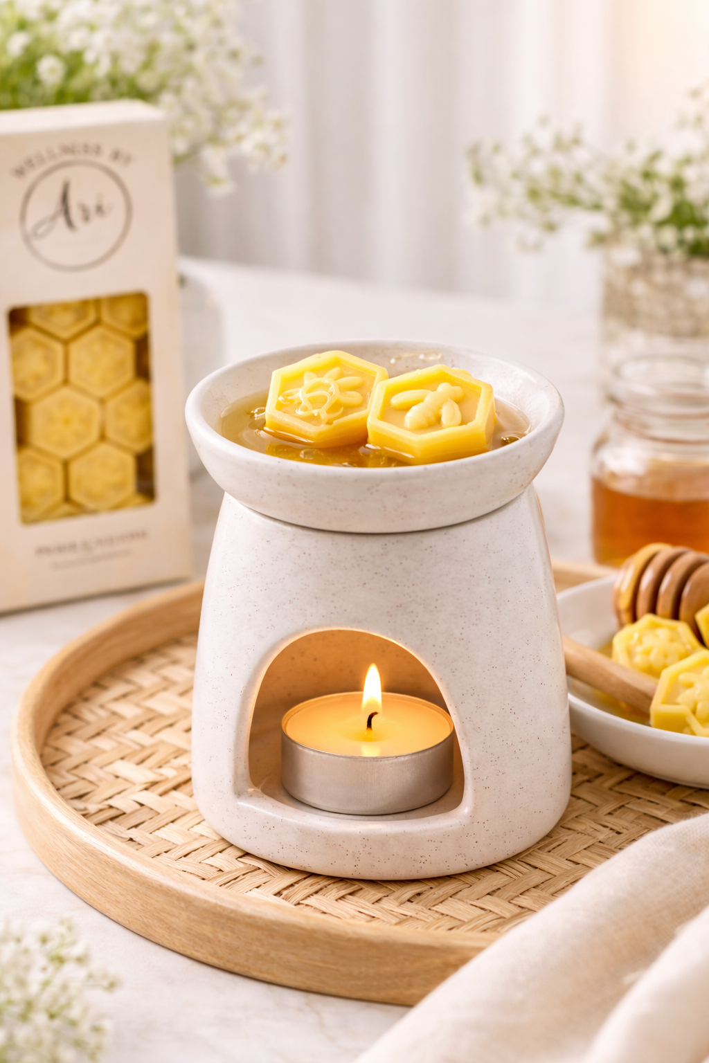 Beeswax Wax Melts – 100% Pure Beeswax, Essential Oil Wax Melts, Non Toxic Home Fragrance, Handmade Aromatherapy Wax Melts (14 Count)