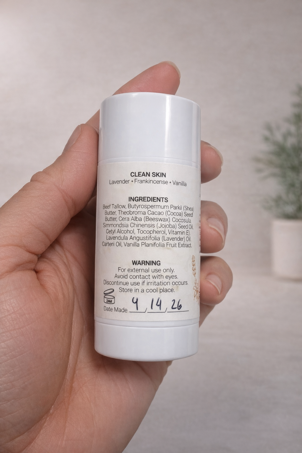 Tallow lotion Stick
