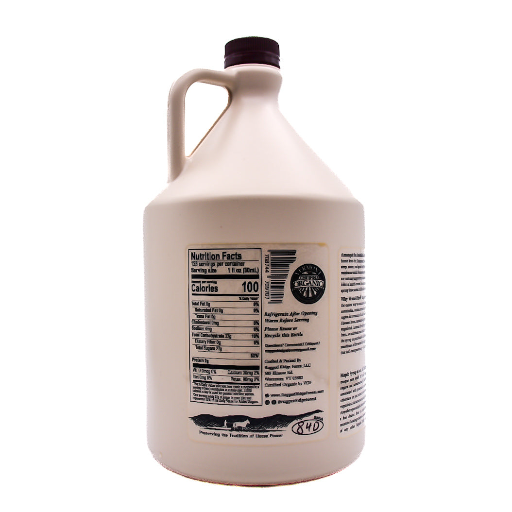Gallon of Maple Syrup - Wood-Fired and Organic - FREE SHIPPING!