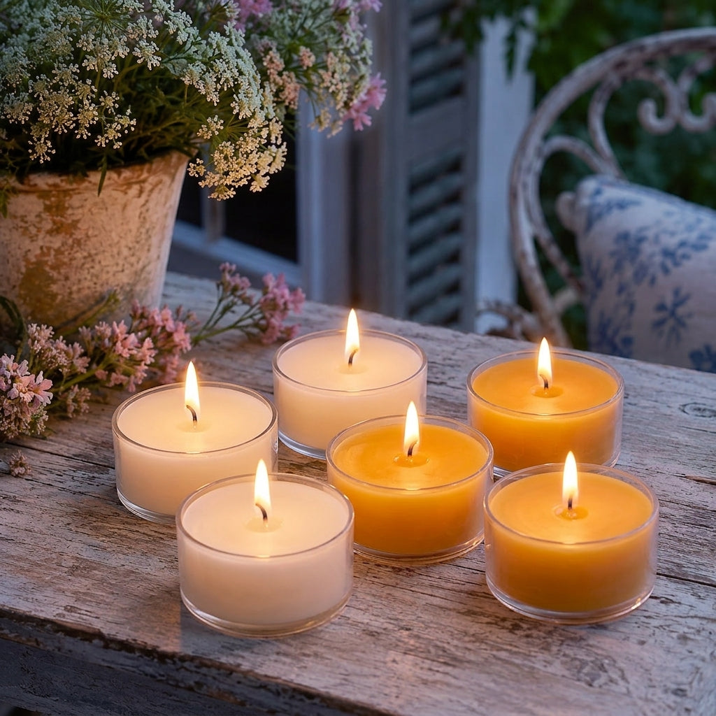 Tealight Candles Multicolor 6 or 12 Pack