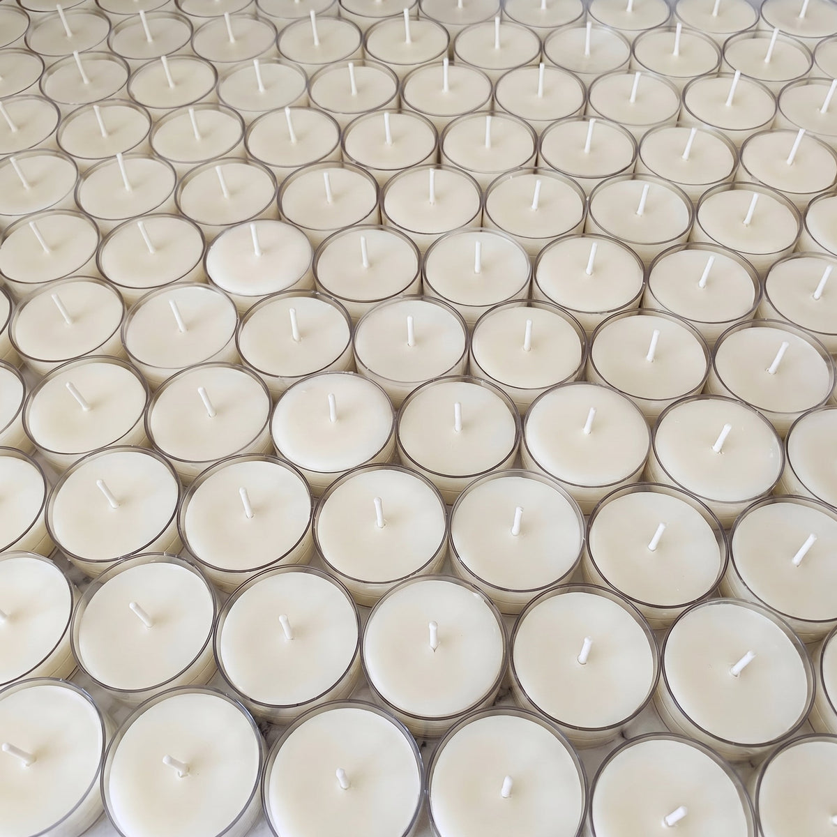 White Tealight Beeswax Candles