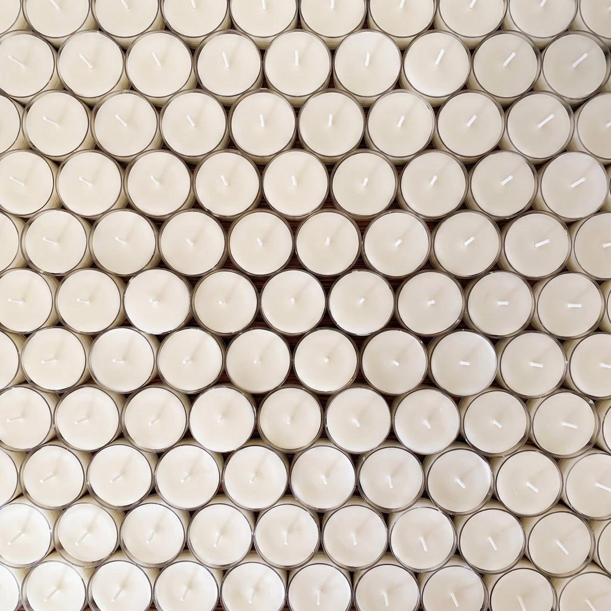 White Tealight Beeswax Candles