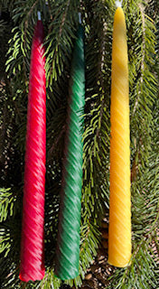 Tapered Pattern Candles