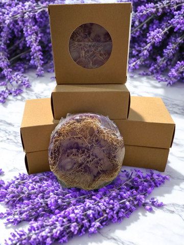 Resting Duck Face Lavender Goat Milk Soap