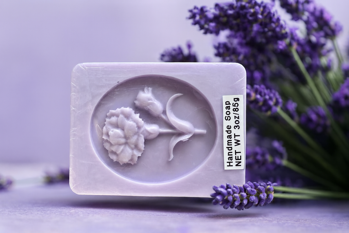 Resting Duck Face Lavender Goat Milk Soap
