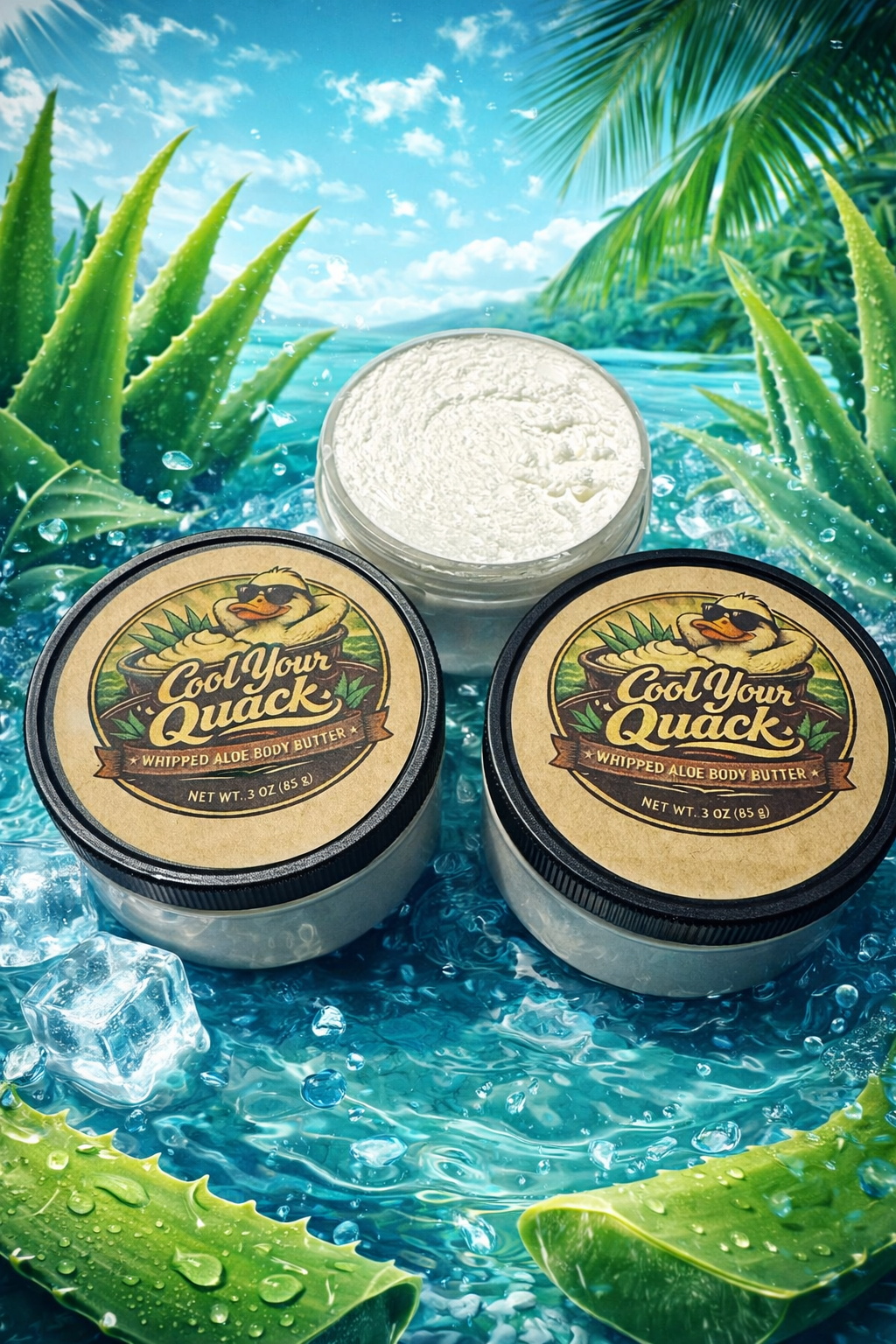 Cool Your Quack Whipped Aloe Body Butter