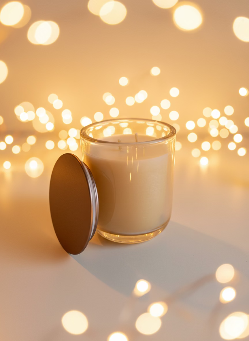 Winter Woods Beeswax Candle | Evergreen Tree Scent
