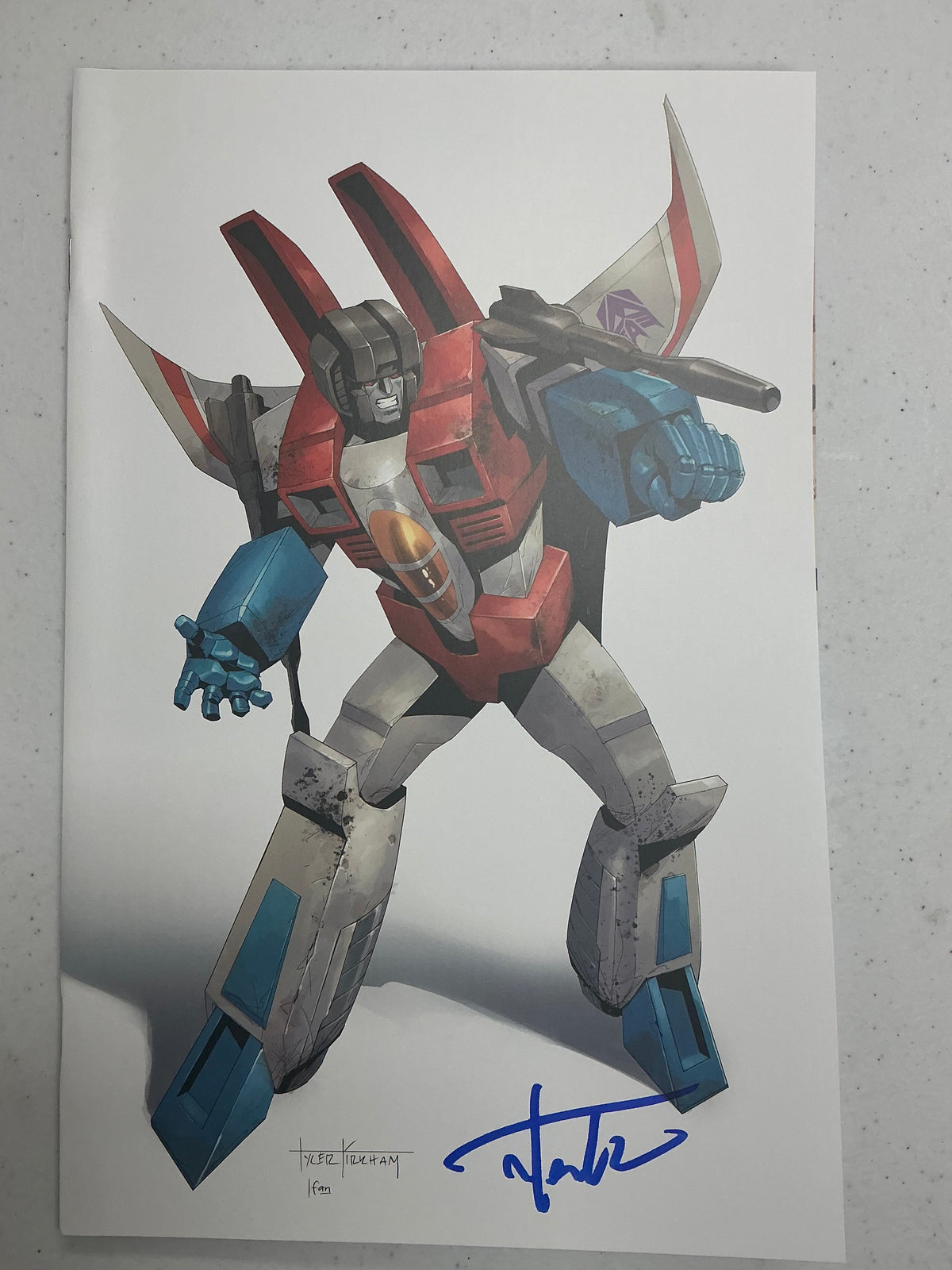 [Signed by Tyler Kirkham] Transformers #18 Unknown Comic Tyler Kirkham Virgin Var [IN STOCK]