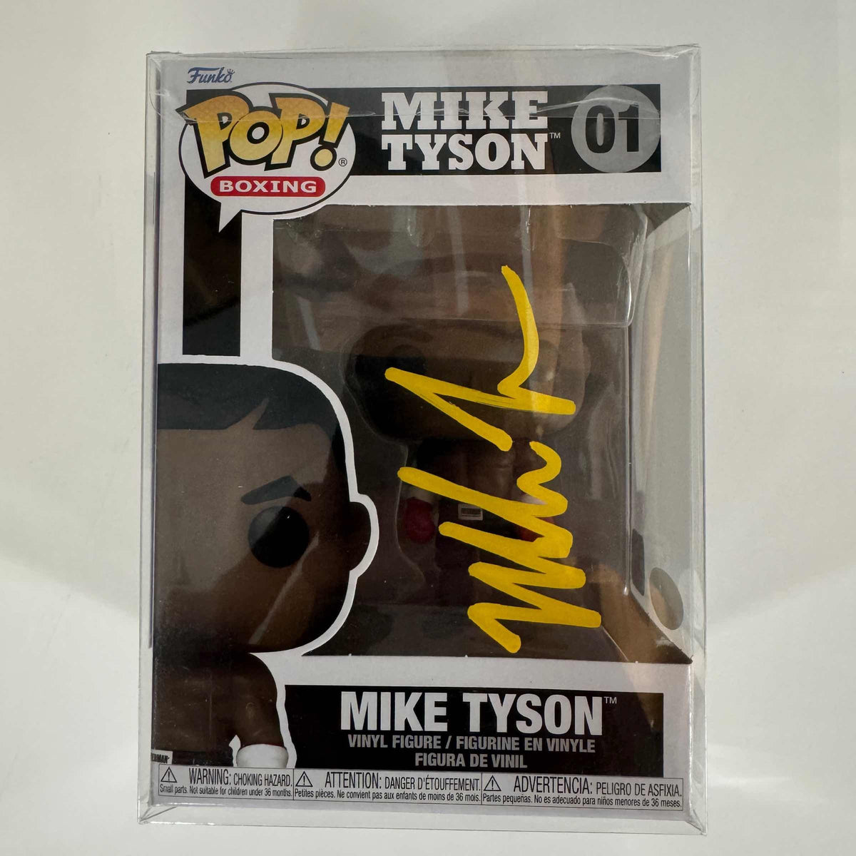 Mike Tyson Signed Funko Pop! Boxing #01 (JSA COA)