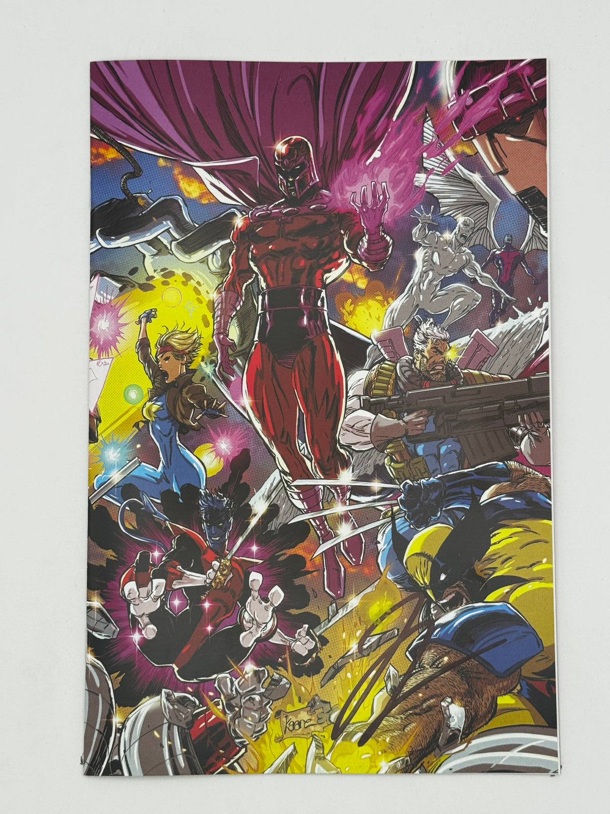 [Signed by Hickman] Wolverine: Revenge - Red Band #3 Virgin Unknown Comics Andrews Convention Exclusive Var Explicit Content [INST]