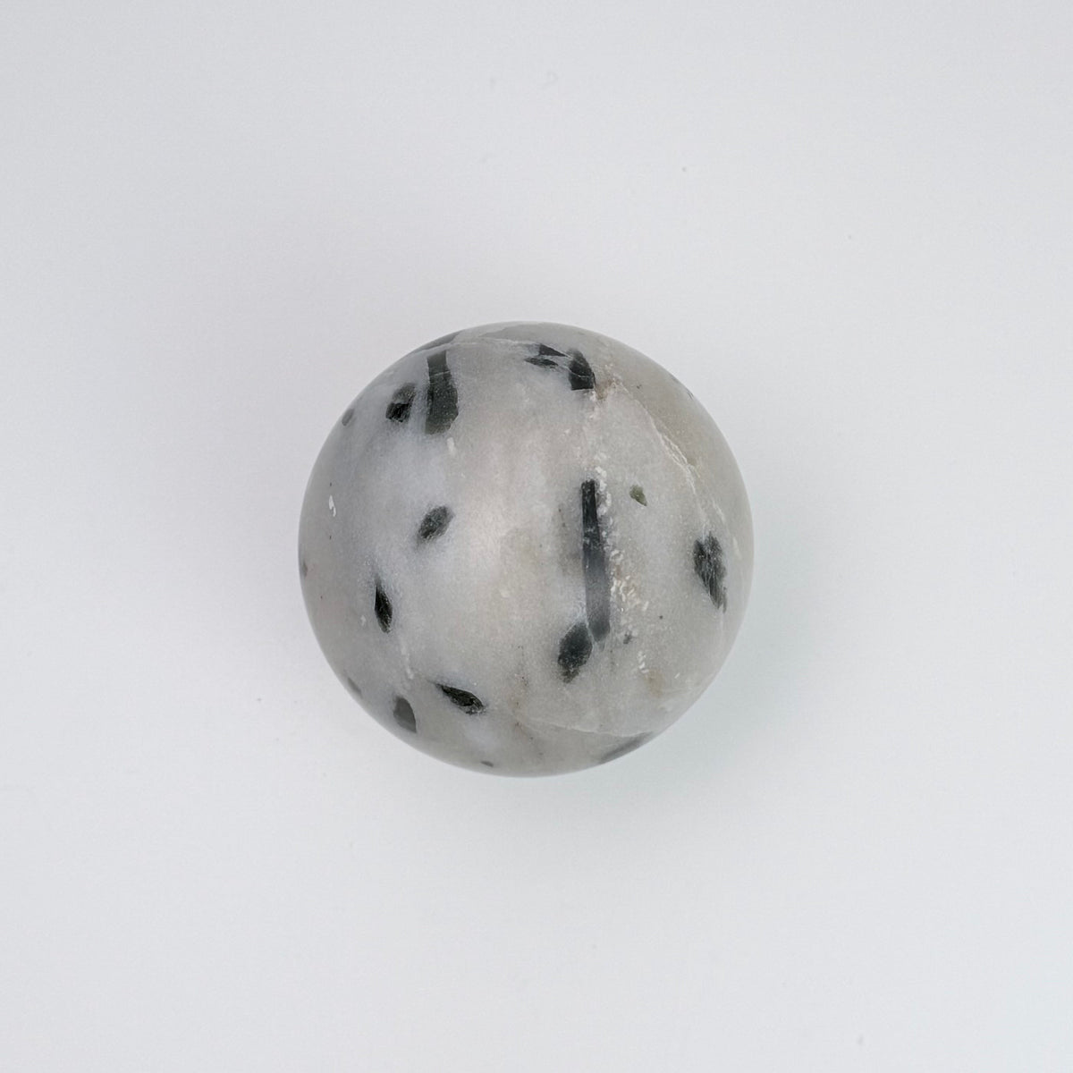 Tourmalinated Quartz Sphere