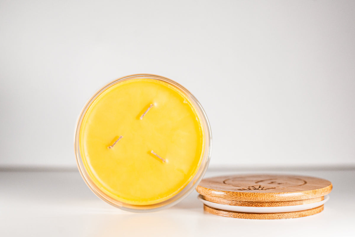 Pumpkin Pie Beeswax Candle |8 oz