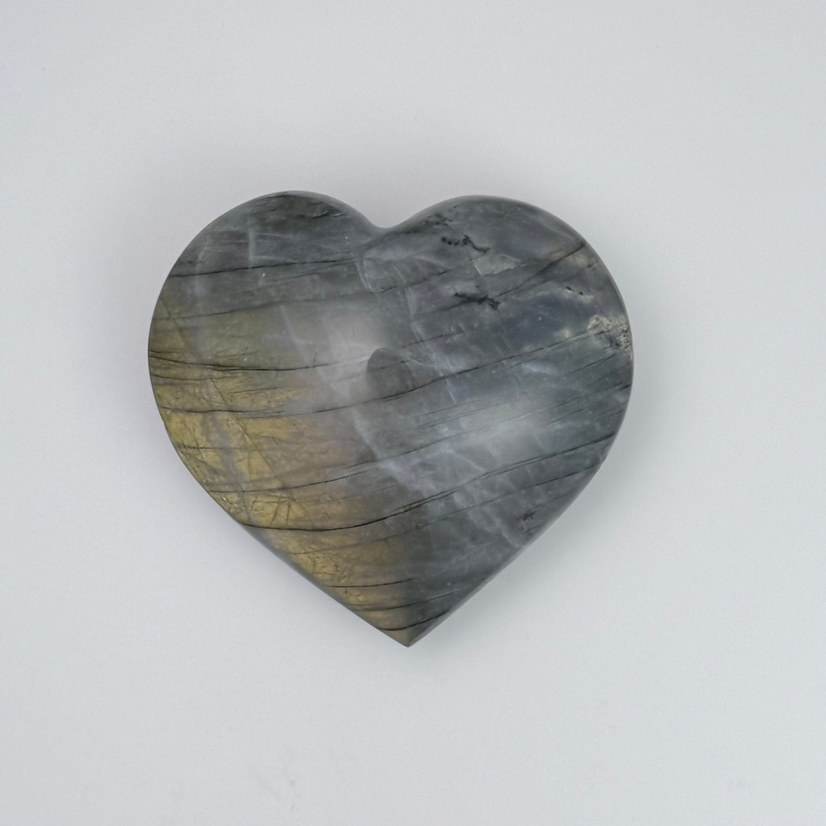 Labradorite Heart