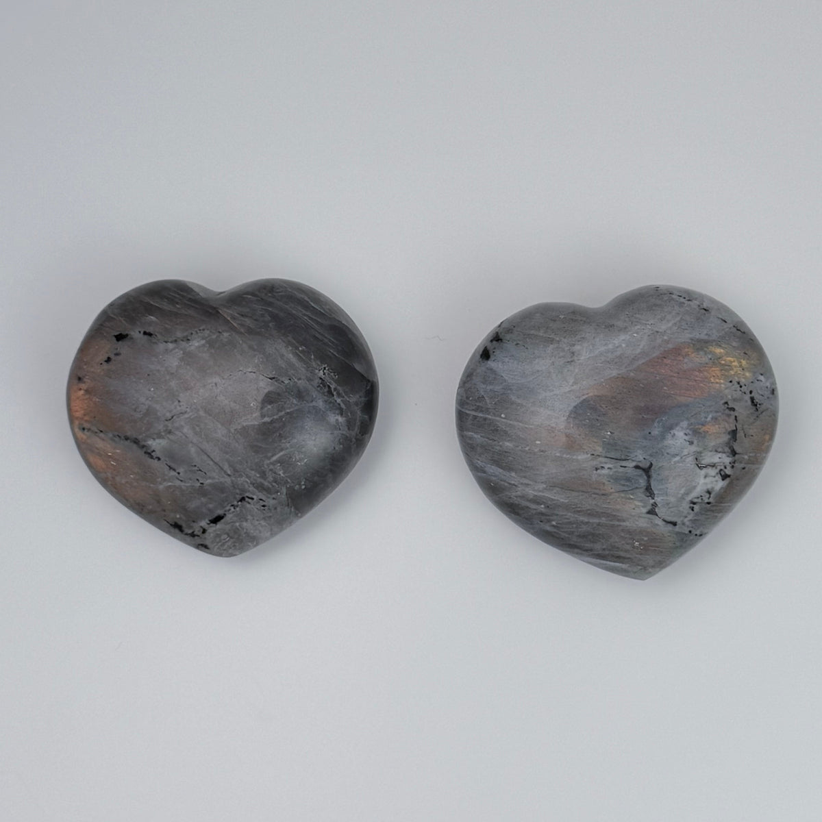 Labradorite Heart