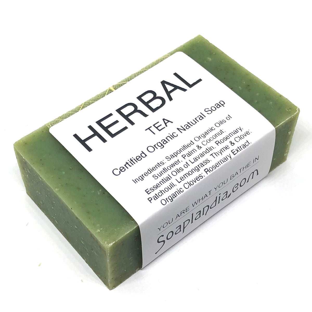 Herbal Tea Bar Soap, Certified Organic