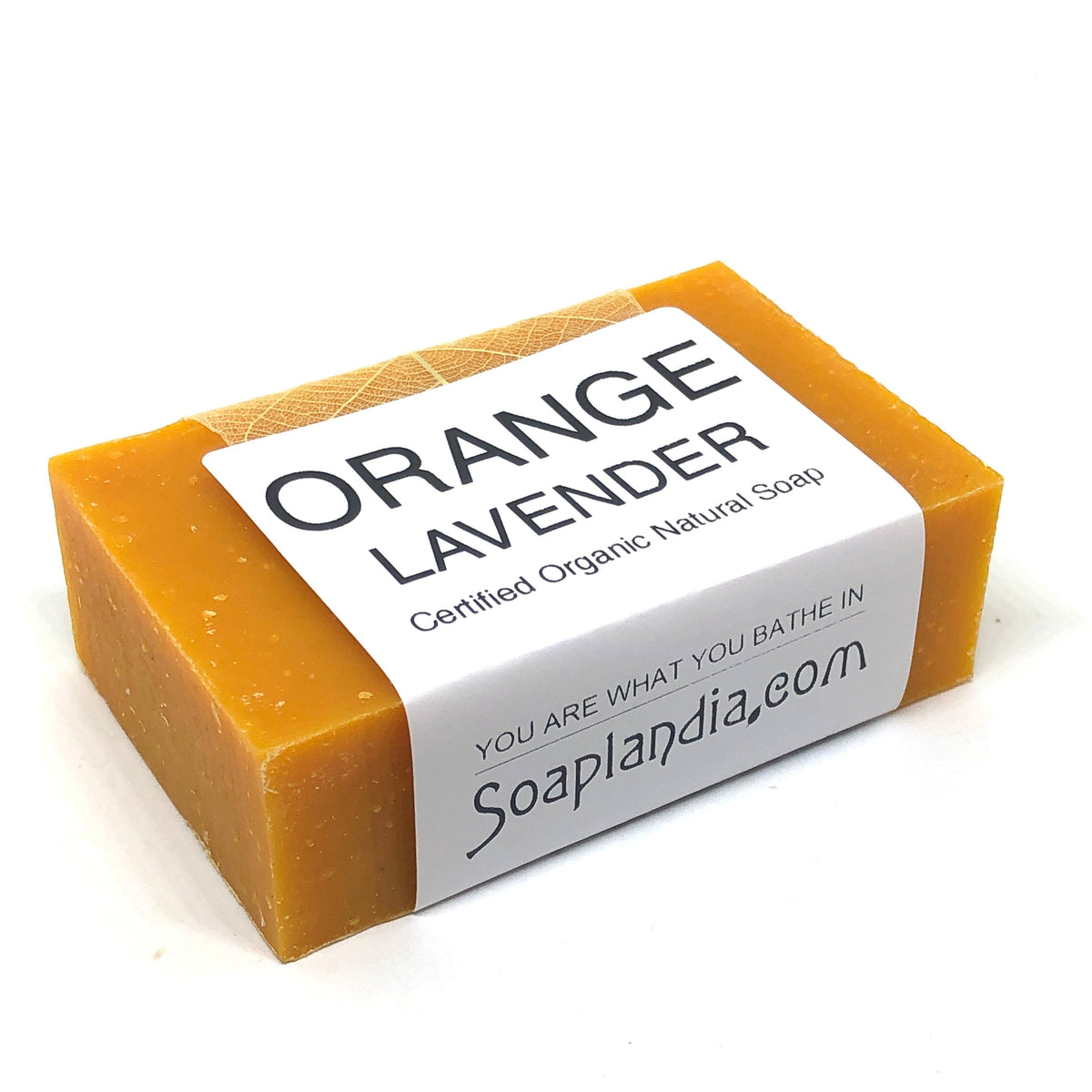 Orange Lavender Bar Soap, Certified Organic