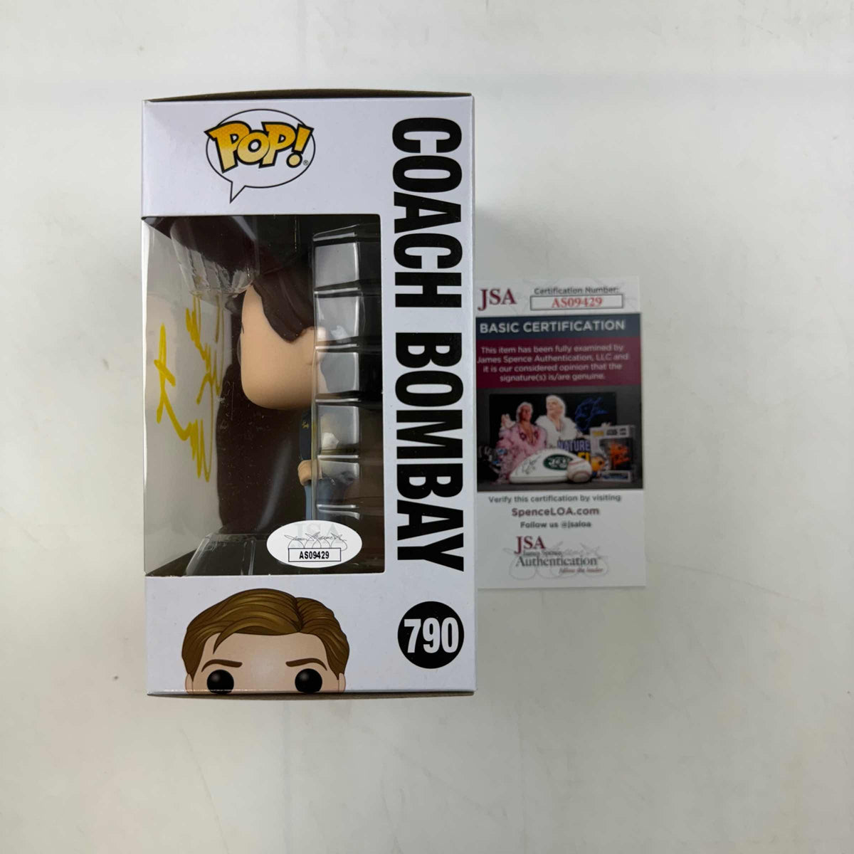 Emilio Estevez Signed Coach Bombay Funko Pop! #790 – The Mighty Ducks (JSA COA)