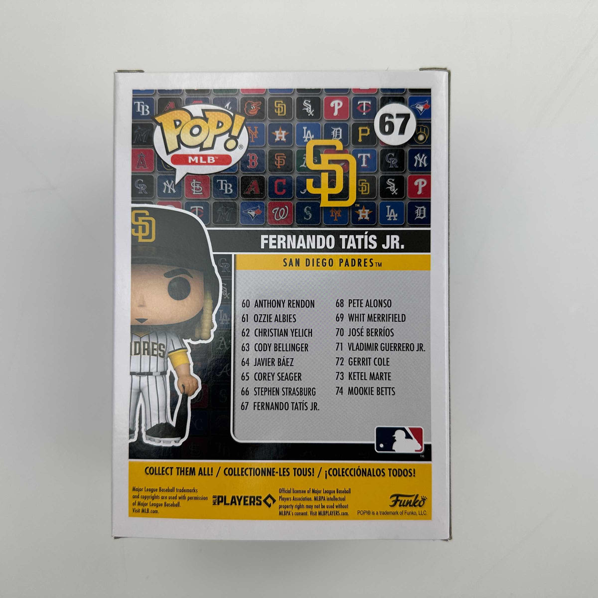 Fernando Tatis Jr. Signed Padres Funko Pop! #67 (Beckett BAS COA)