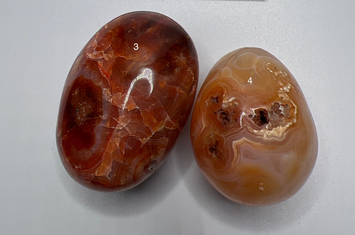 Carnelian Palm Stones