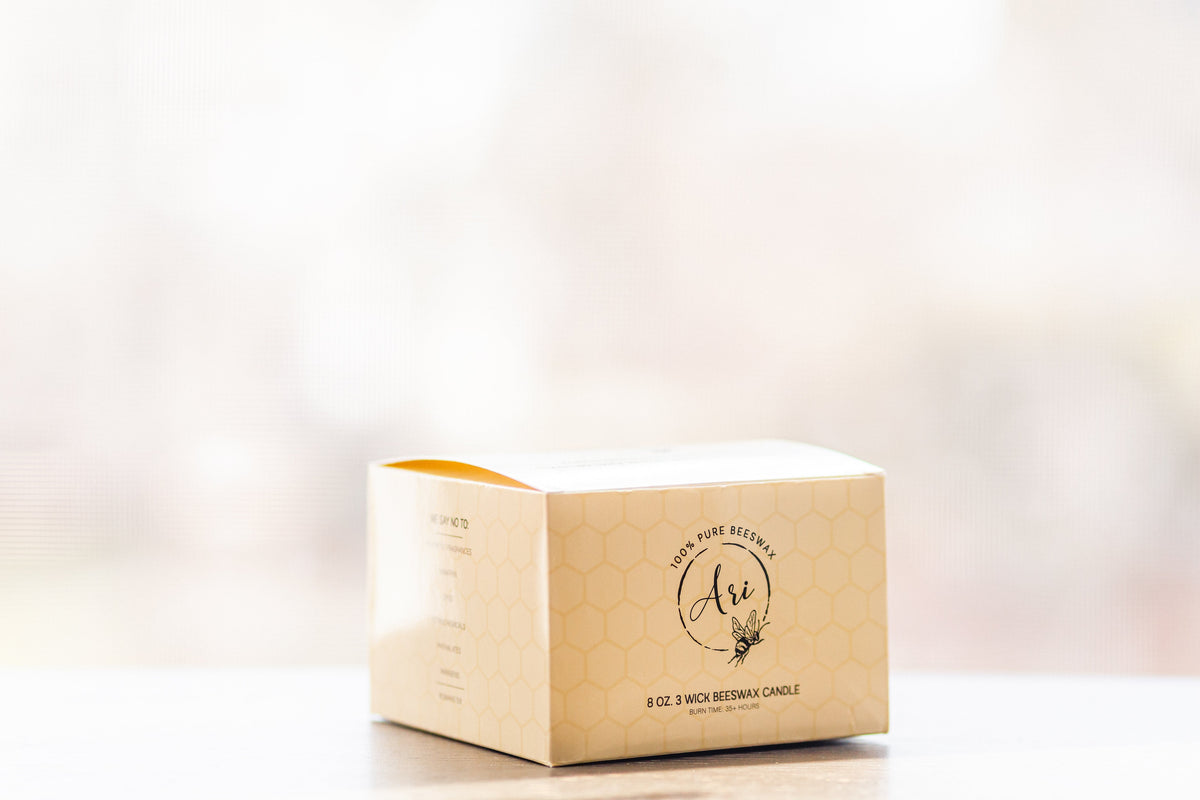 Winter Wonderland Beeswax Candle |8 oz