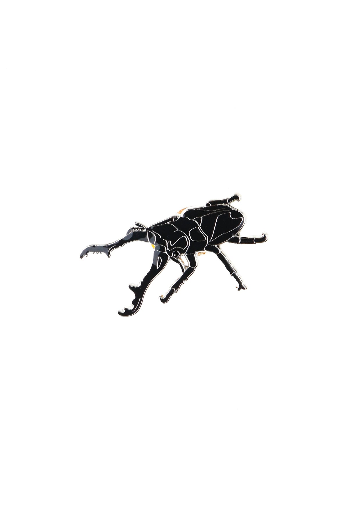 Giraffe Stag Beetle Enamel Pin (Prosopocoilus giraffa)