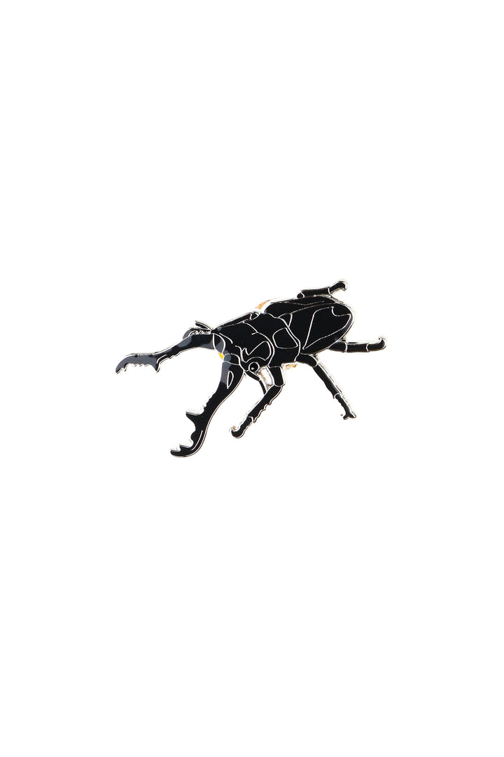 Giraffe Stag Beetle Enamel Pin (Prosopocoilus giraffa)