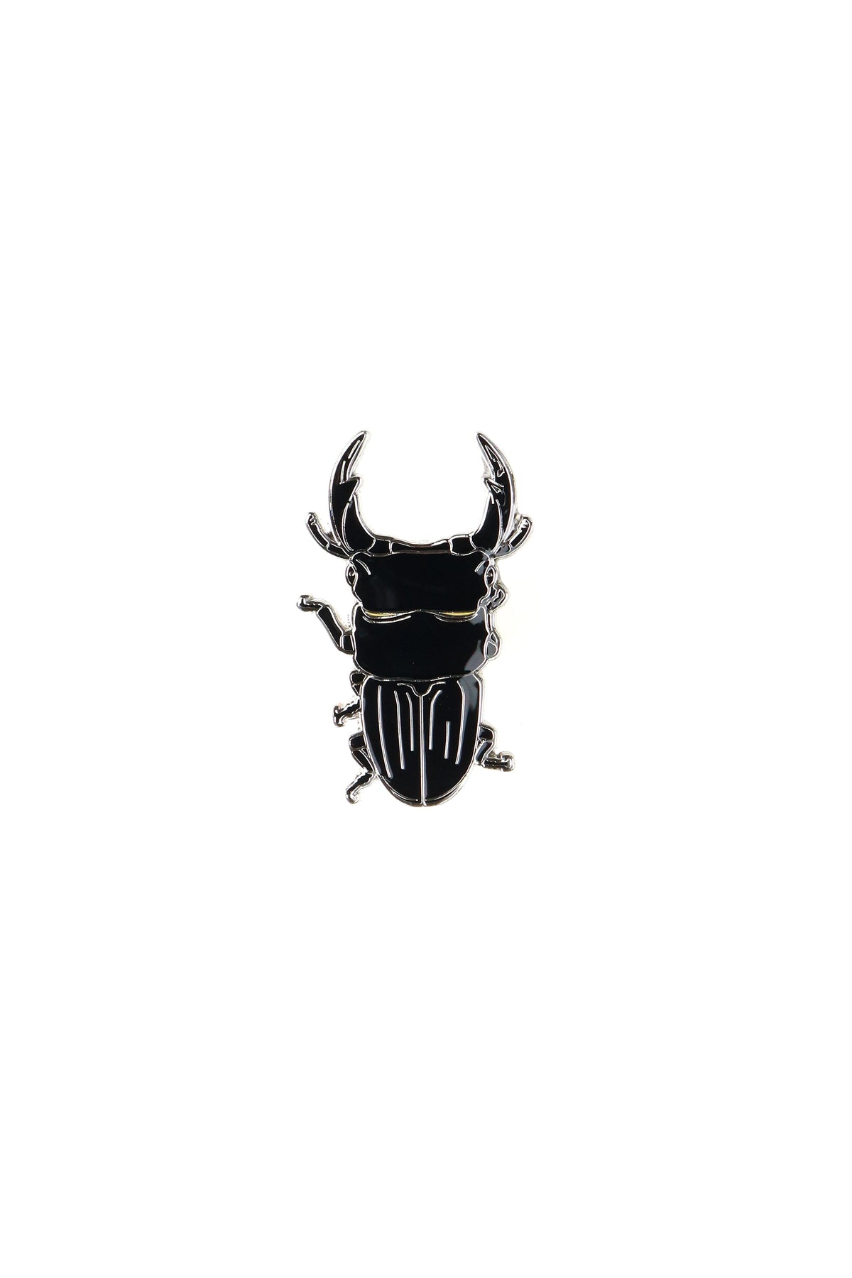 Japanese Stag Beetle Enamel Pin (Dorcus hopei binodulosus)
