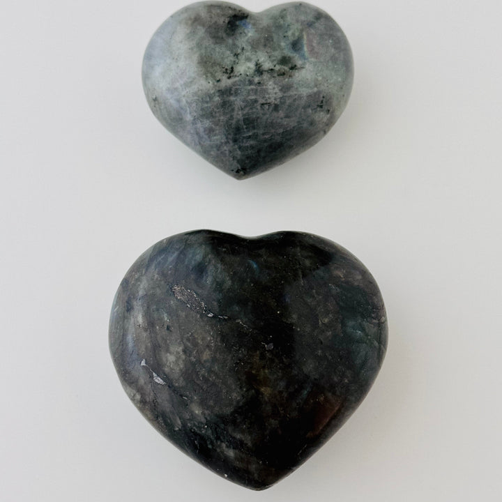 Labradorite Heart