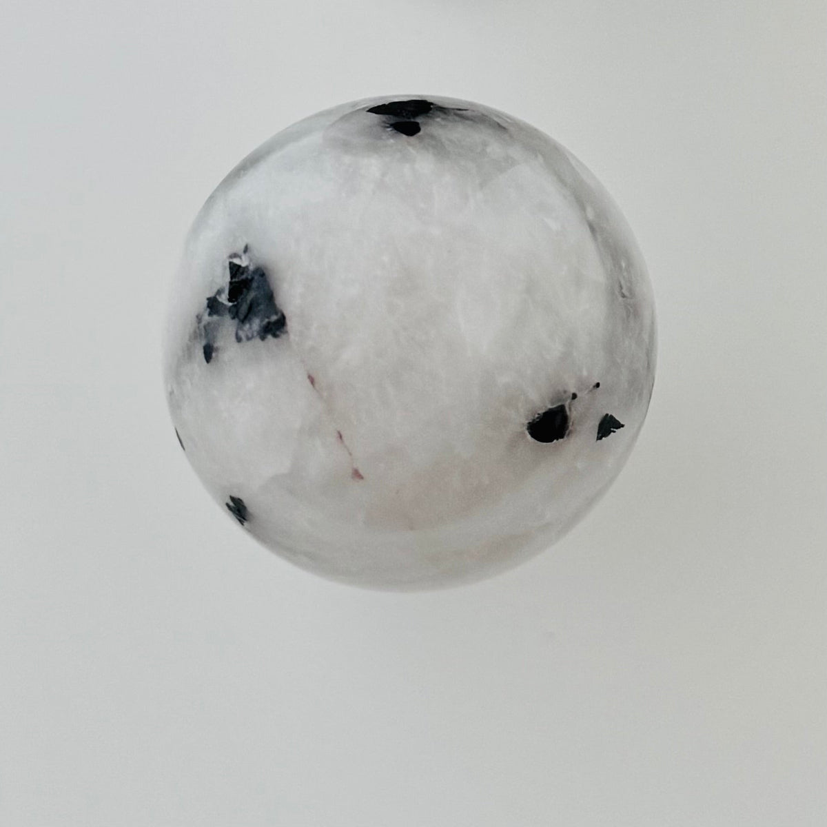 Tourmalinated Quartz Sphere