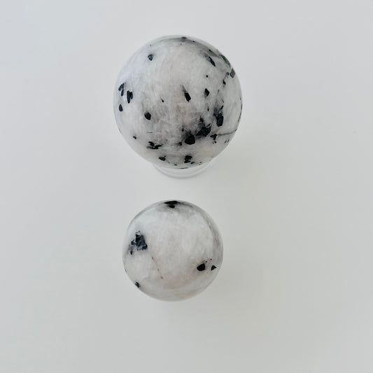 Tourmalinated Quartz Sphere