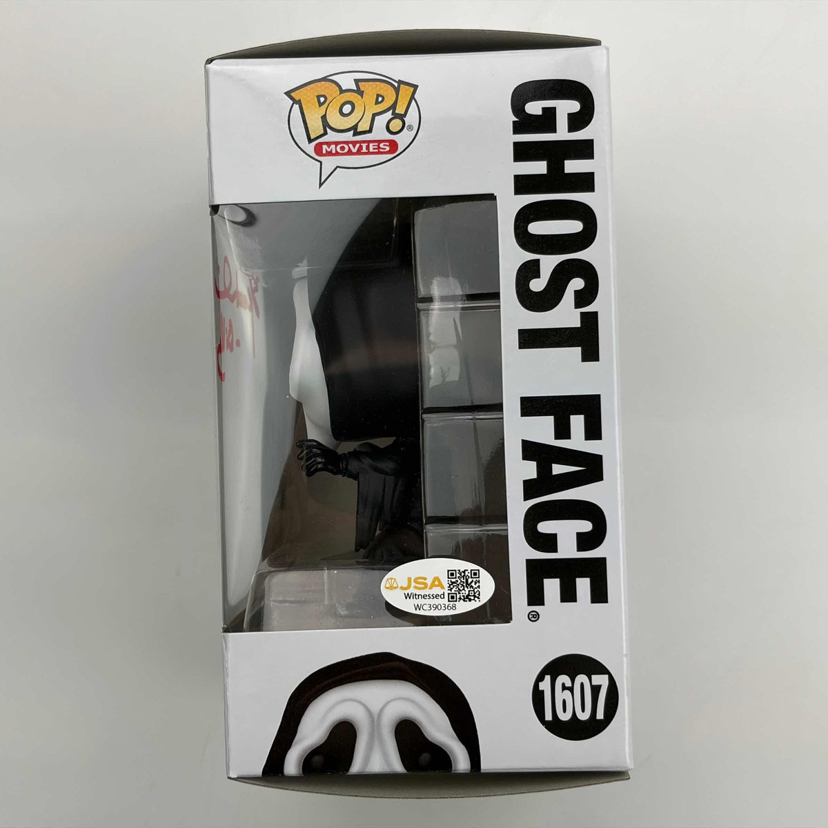 Skeet Ulrich Signed Billy Ghostface Funko Pop! #1607 – Scream (JSA COA)
