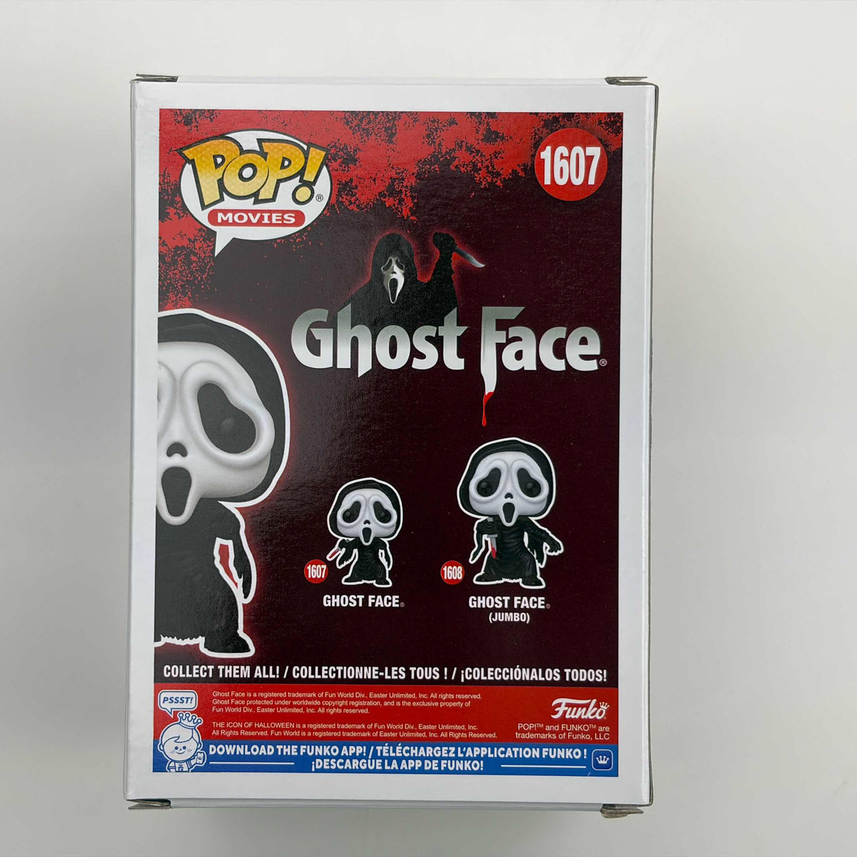 Skeet Ulrich Signed Billy Ghostface Funko Pop! #1607 – Scream (JSA COA)