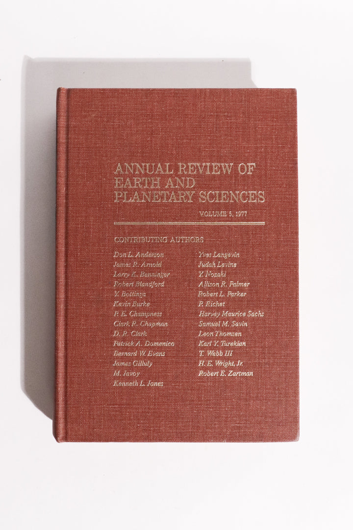 Annual Review of Earth and Planetary Sciences, Volume 5 (1977) — Geology, Moon, Mars & Paleoclimate