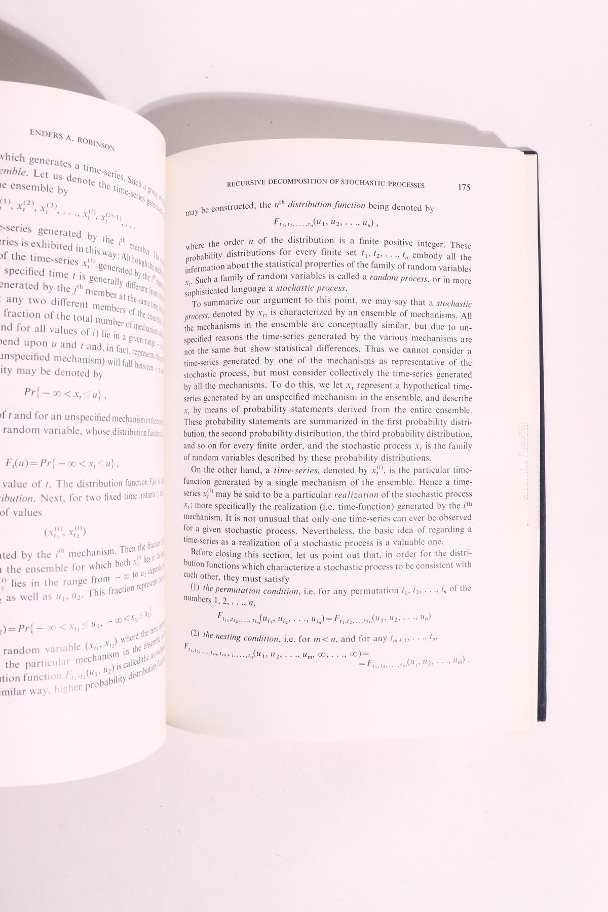 Time Series Analysis and Applications — Enders A. Robinson, 1981 First Printing | Signal Processing & Statistics