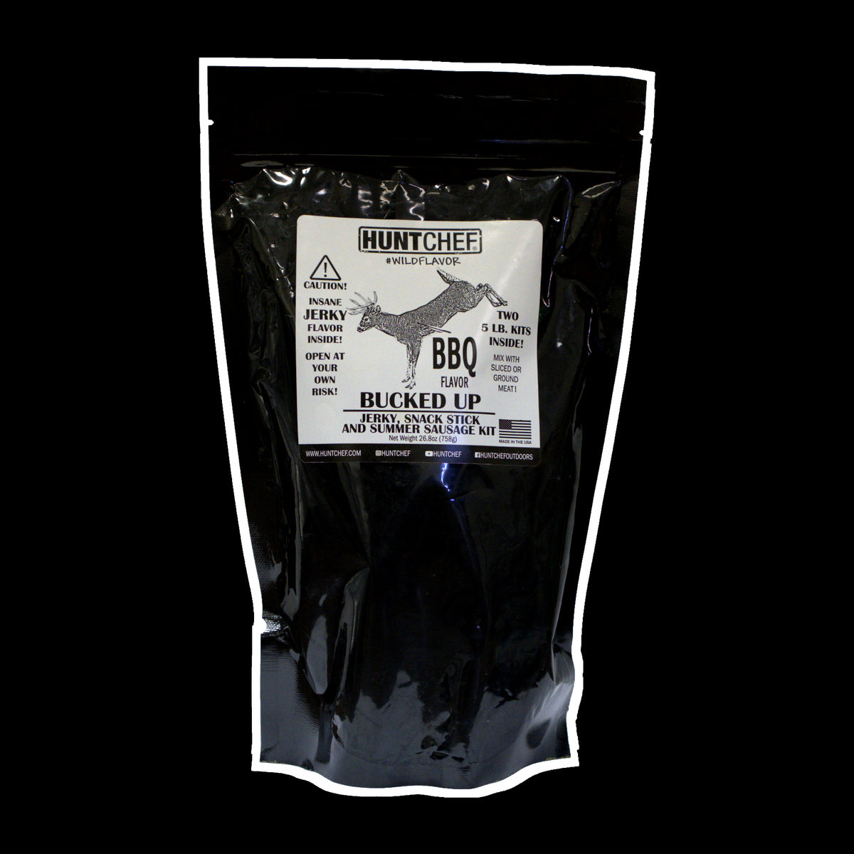 HuntChef Bucked Up BBQ Jerky Kit