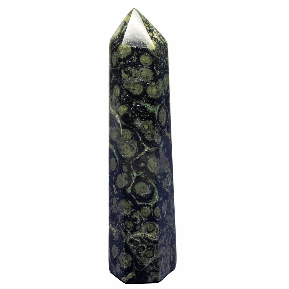 Kambaba Jasper Crystal Tower Root & Heart Chakra