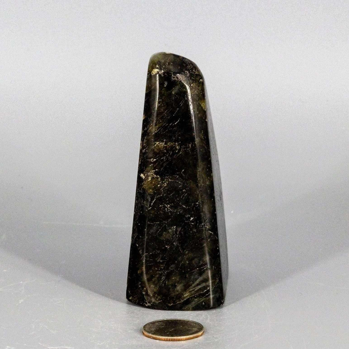 Labradorite Crystal Freeform Polished Blue Flash Madagascar