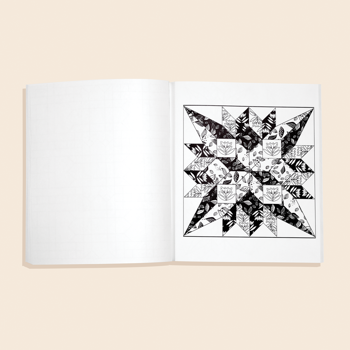 Modern Quilting Coloring Book