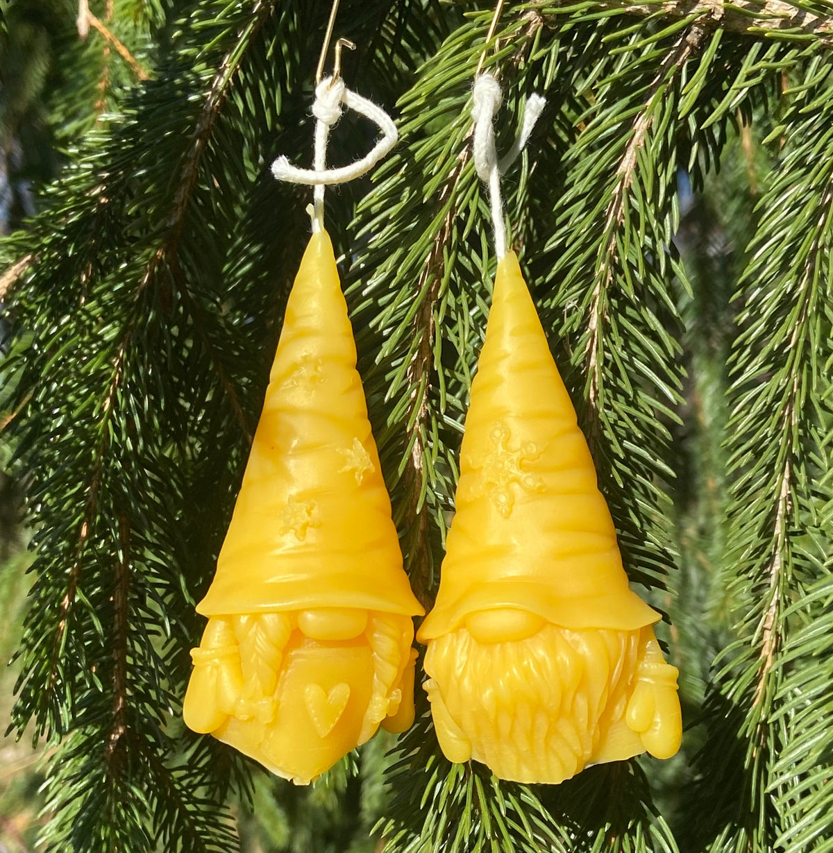 Gnome Couple Candle