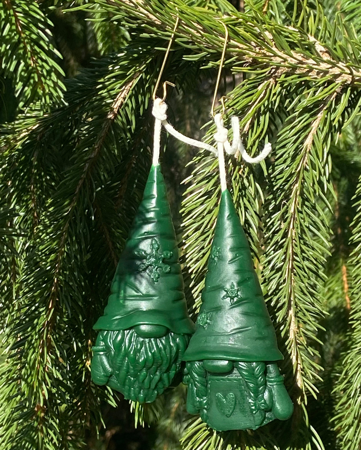 Gnome Couple Candle
