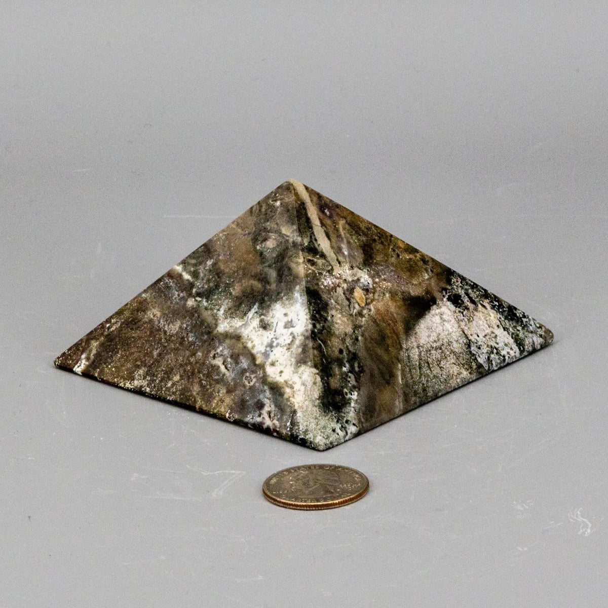 Ocean Jasper Crystal Pyramid Polished 356g Specimen
