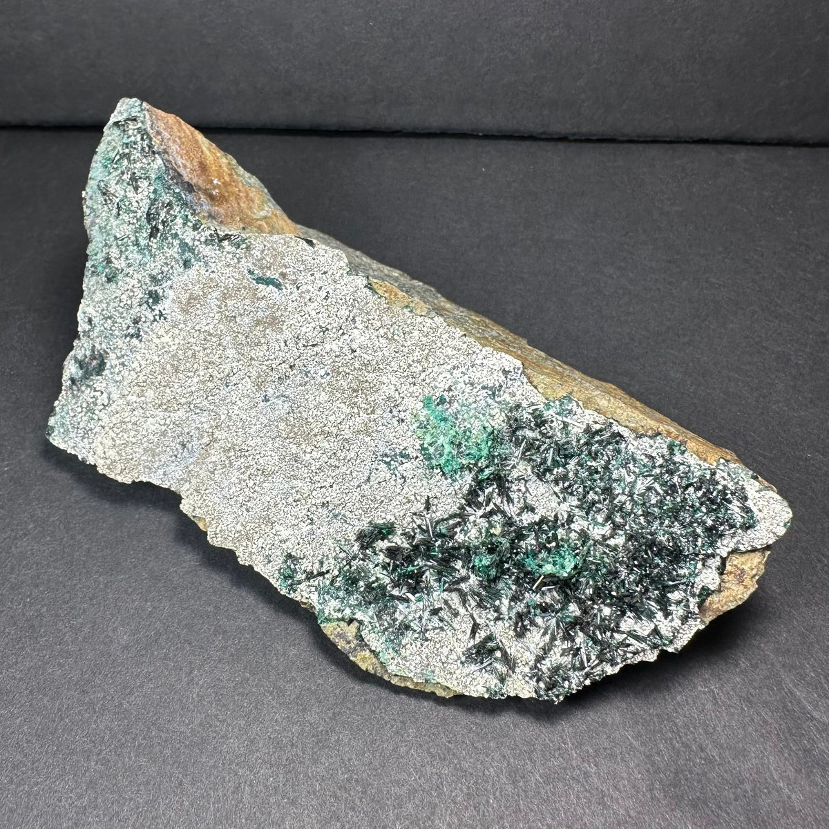 Epidote Crystal Clusters on Matrix