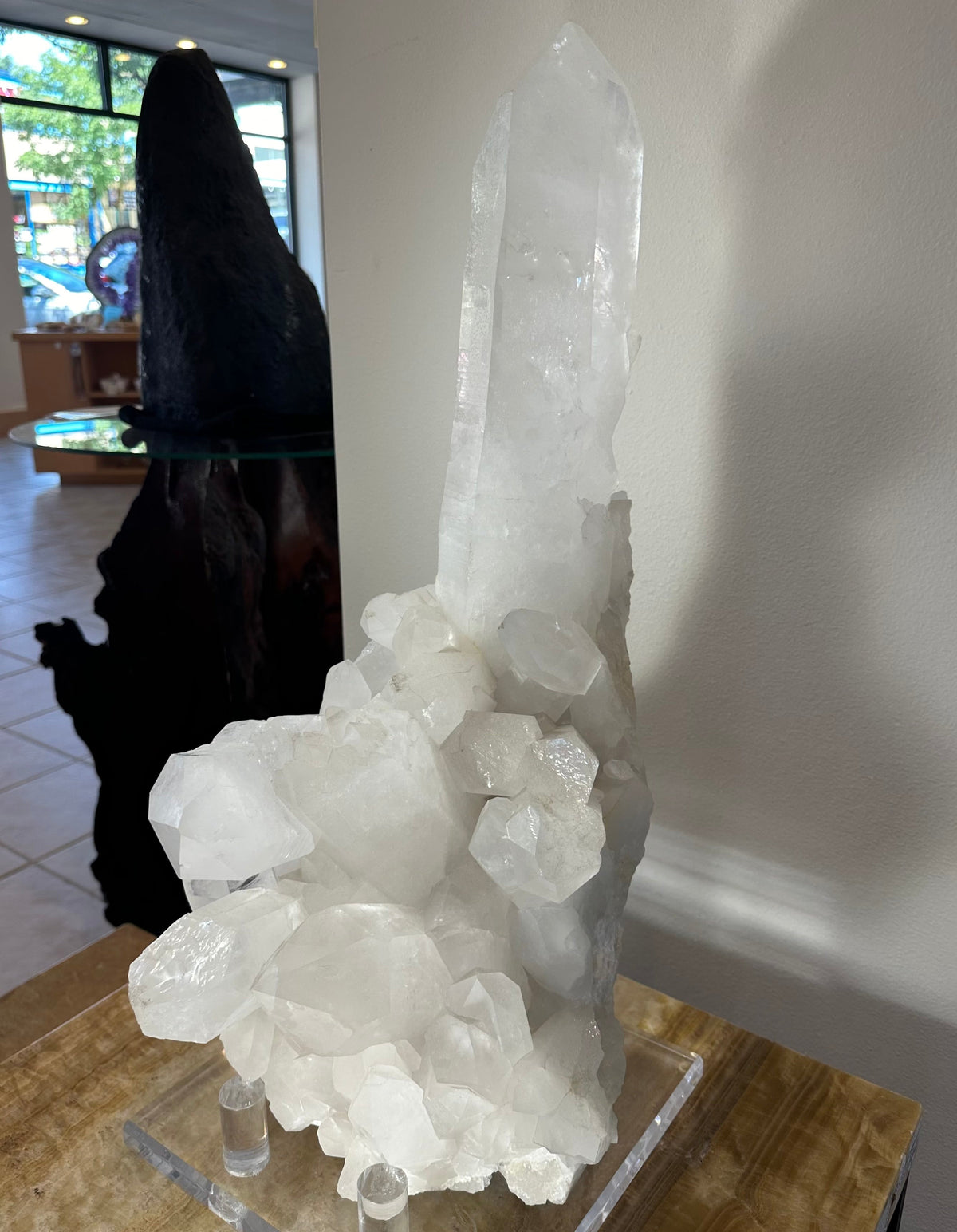 Quartz Cluster with XL Point