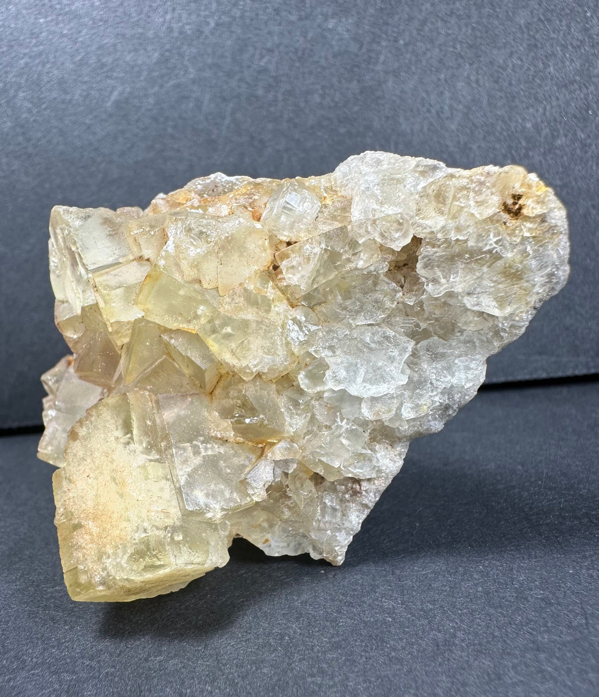 Yellow Fluorite Cluster