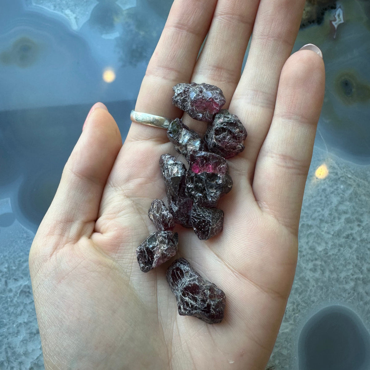 Pyrope Garnet Rough Specimen Bag 35g