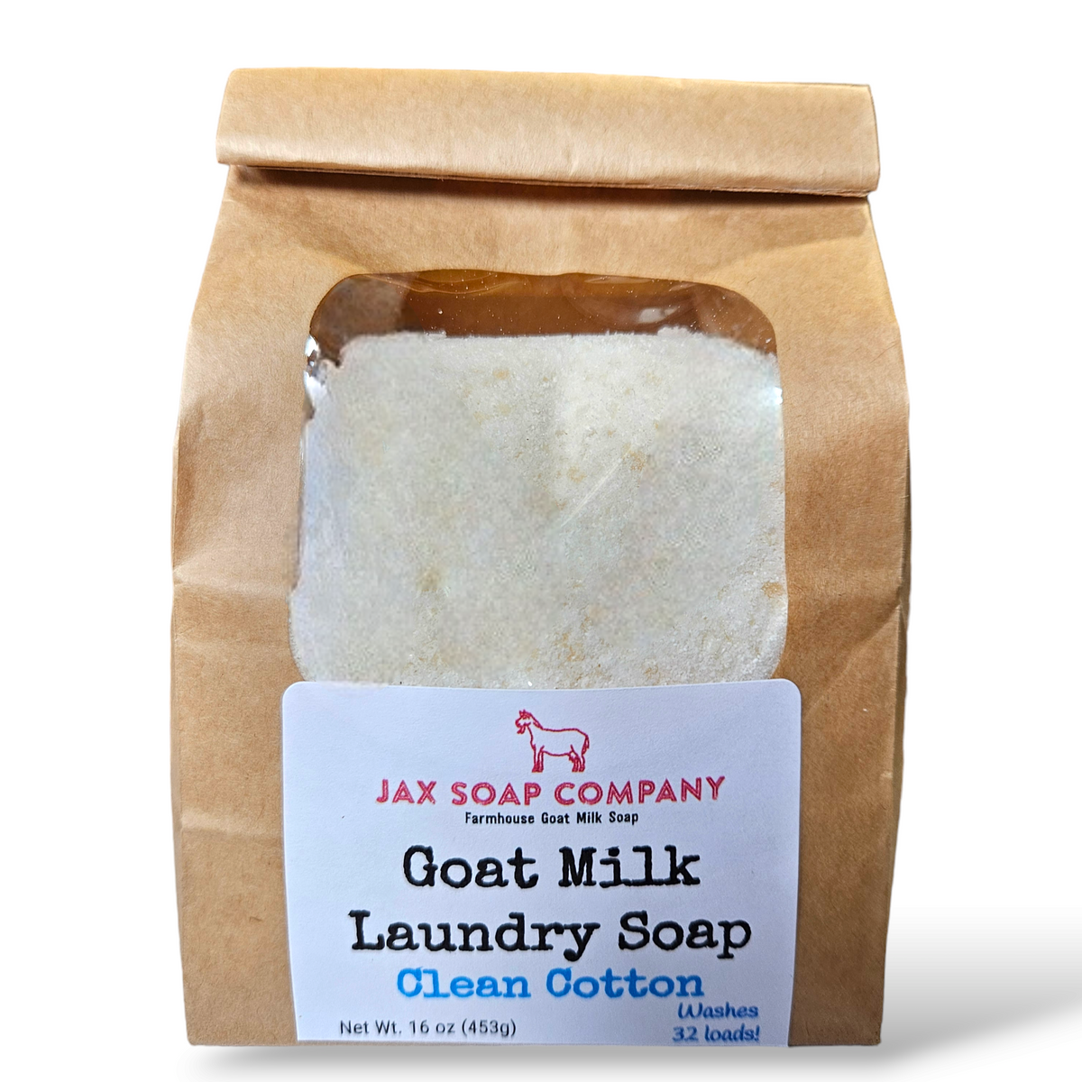 Goat Milk Laundry Soap, 32 loads